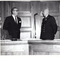 1 black and white photograph 8 x 10 Bergenfield Police Event January 1, 1962 #4