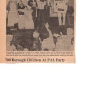 700 Borough Children at PAL Party newspaper clipping undated.jpg