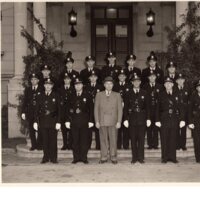 1 black and white photograph 8 x 10 Bergenfield Police Department group photograph 1950