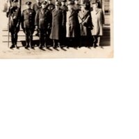 1 black and white photograph Bergenfield Police Department 1930 Front