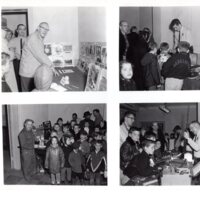 1 black and white photograph 8 x 10 group of children at 45th anniversary celebration of the Bergenfield Police Department March 12 1966 4.jpg