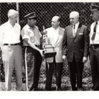 1 black and white photograph 8 x 10 Bergenfield Police officers presenting award June 16 1962.jpg