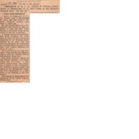 Dr Charles Warren Dies in Hospital at Ogdensburg Services Today for Former Bergenfield Mayor Who Was Also School Physician newspaper clipping May 19, 1961