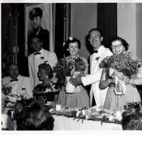 1 black and white photograph 8 x 10 Bergenfield Police Department Special Event June 25, 1955 #2