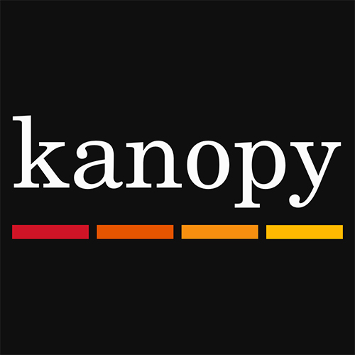 kanopy Logo, stream Movies