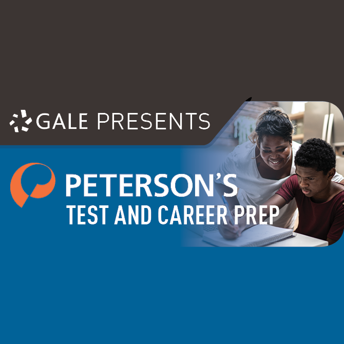 Peterson's Test and Career Prep Logo, Tests, Help