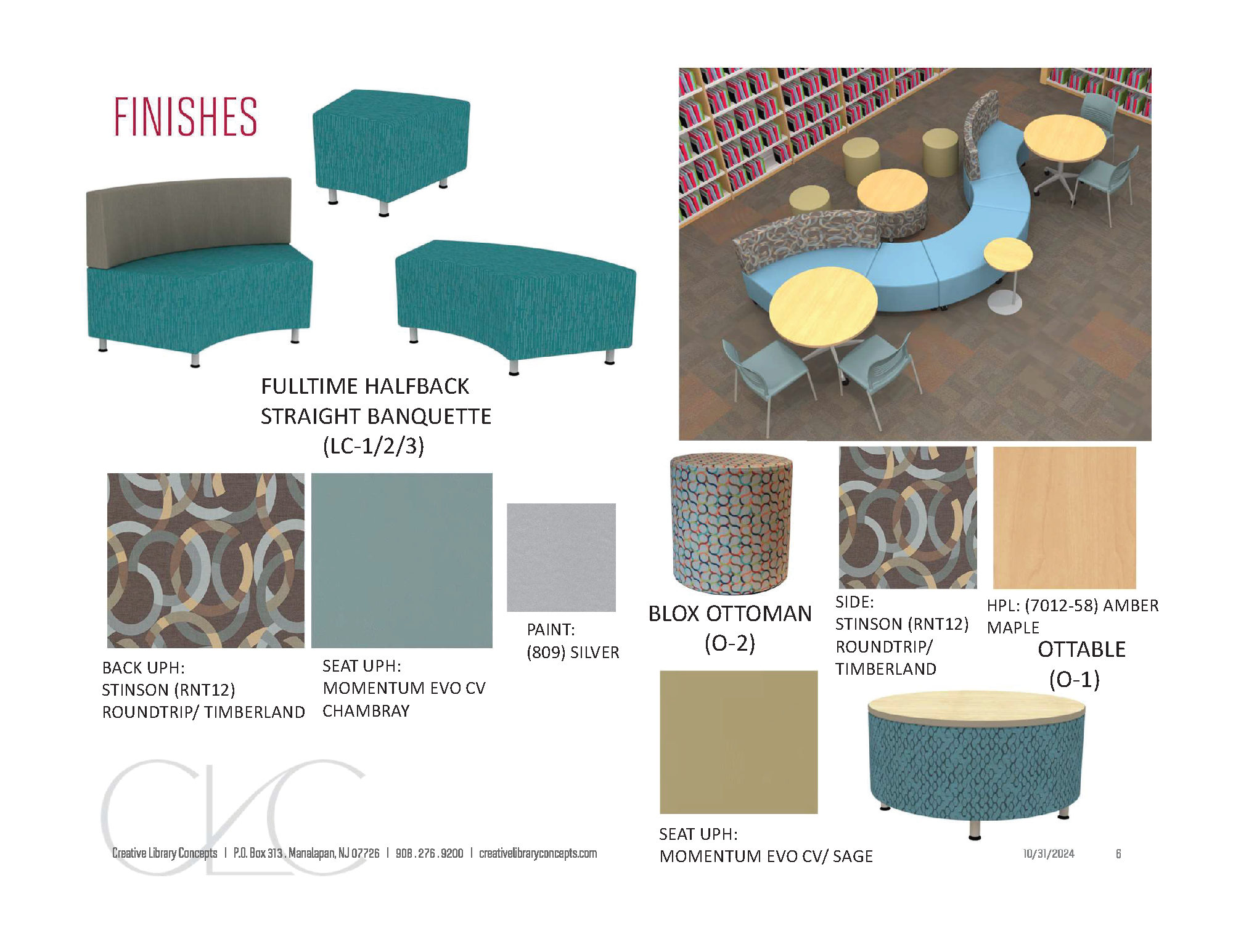 YA Teen Room Digital Furniture and Rug Selection Mockup